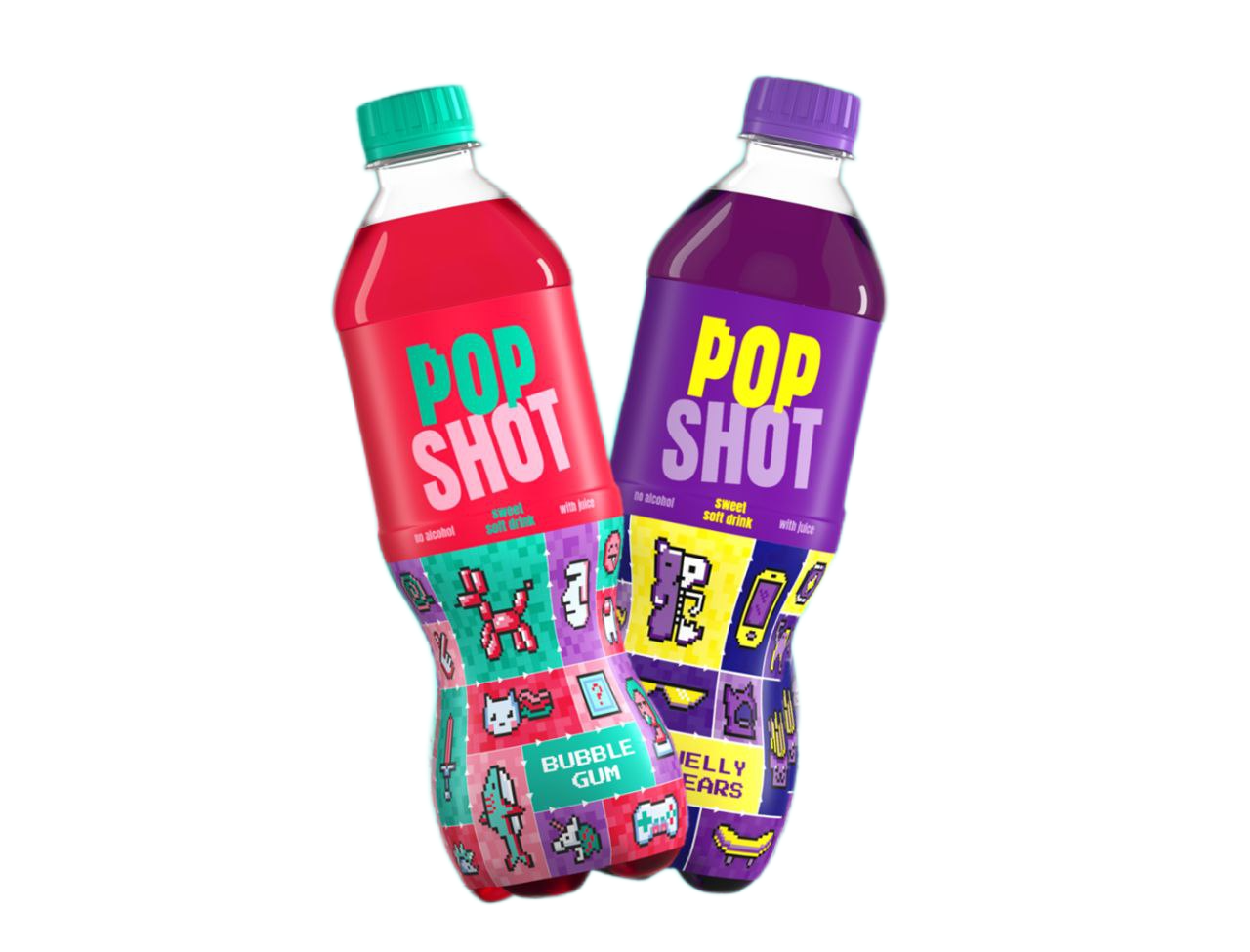 Бутылка напитка POP SHOT